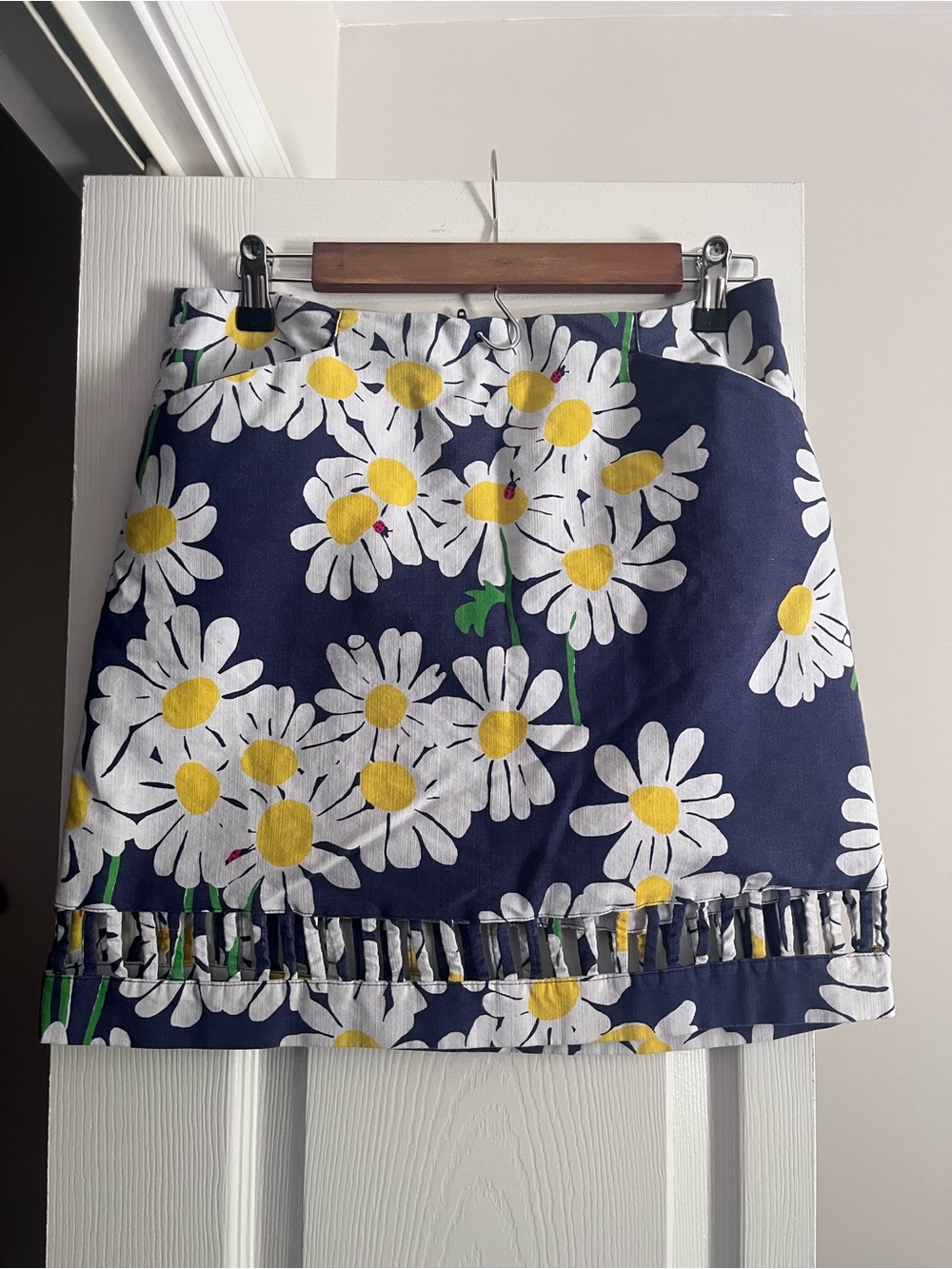 Lilly Pulitzer Navy Daisy Mini Skirt